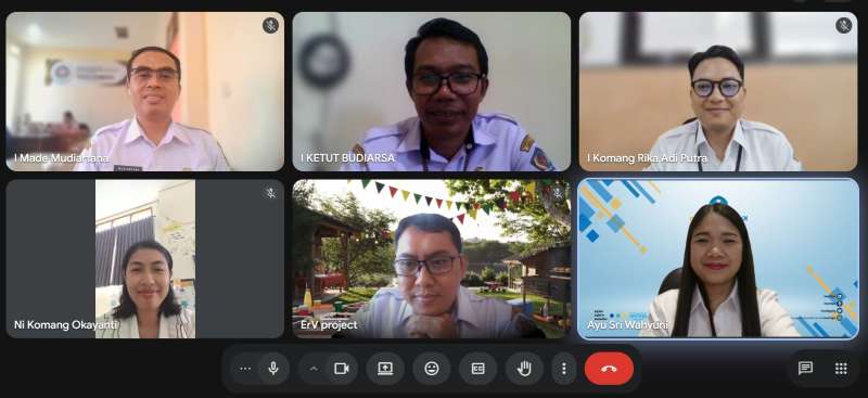 Dokumentasi Vicon Penyamaan Persepsi Juri dan Verifikator Apresiasi GTK Kota Denpasar - 1
